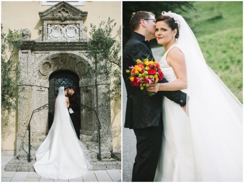 Bridal Couple Schloss Fuschl