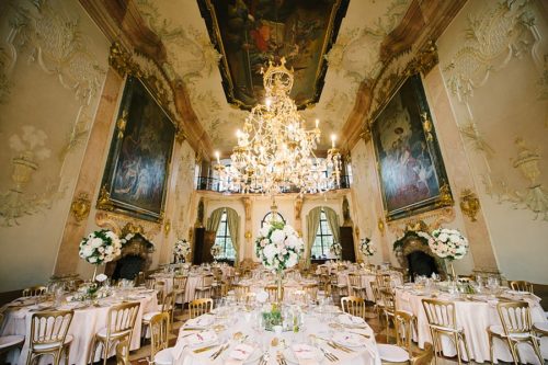 Table Setting in Marble Hall Schloss Leopoldskron